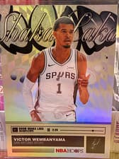 2025-26 NBA Hoops Boom Shaka Laka Victor Wembanyama #BO-8 card