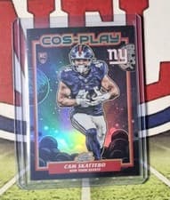 2025 Topps Cosmic Chrome Cos Play Cam Skattebo #CP-6 card