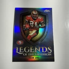 2025 Topps Chrome Legends of the Gridiron Frank Gore #LOG-18 card