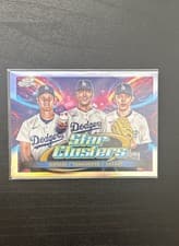 2025 Topps Cosmic Chrome Star Clusters Shohei Ohtani/Roki Sasaki/Yoshinobu Yamamoto #TSC-1