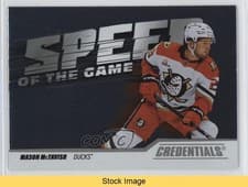 2024-25 Upper Deck Credentials Speed of the Game Stars Mason McTavish #SG-MM