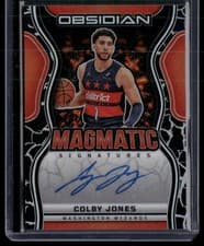 2024-25 Panini Obsidian Magmatic Signatures Colby Jones #MS-CJS card