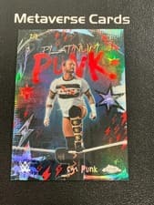 2026 Topps Chrome WWE Platinum Punk CM Punk #PLP-11 card