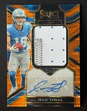 Isaac TeSlaa 2025 Panini Origins Rookie Autographs card