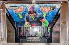 2025 Panini Prizm Black Fractal Messiah Hampton #19 card
