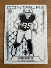 Brock Bowers 2024 Panini Phoenix Contours card