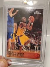 Kobe Bryant 1996 Topps Chrome card