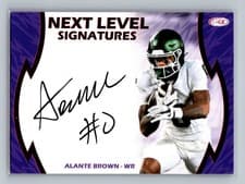 2026 SAGE Football Next Level Signatures Alante Brown #NLS-AB2 card