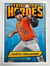 2024 Topps Japan Edition Strike Zone Heroes Justin Verlander #SZH-23 card
