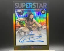 2026 Topps Chrome WWE 1986 Topps Autographs Drew McIntyre #86T-DM card