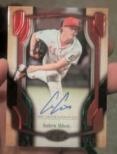 2026 Topps Tier One Break Out Autographs Andrew Abbott #BOA-AA card