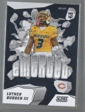 2025 Score Emerged Luther Burden III #12 card