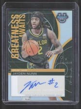 2024-25 Bowman's Best University Greatness Awaits Autographs Jayden Nunn #GAA-JN card