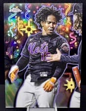 2025 Topps Chrome Update Celebracion Francisco Lindor #CT-13 card
