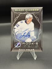 2025-26 Upper Deck Black Diamond Rookie Gems Signatures Jack Finley #RGS-JF card