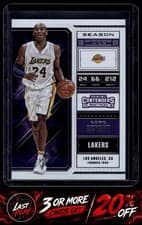 2018 Panini Contenders Draft Picks Kobe Bryant #34