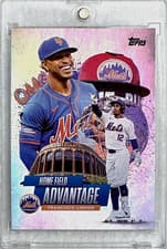 2025 Topps Home Field Advantage Francisco Lindor #HA-17 card