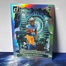 Omarion Hampton 2025 Panini Donruss Downtown card