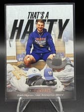 2024-25 Upper Deck Credentials That's a Hatty Zach Hyman #TH-ZH card