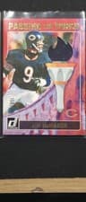 Jim McMahon / Tyson Bagent 2024 Donruss Passing the Torch card