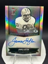 2025 Topps Signature Class Supreme Signers James Lofton #SS-JLO card