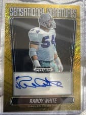 2025 Panini Prizm Black Sensational Signatures Randy White #12 card