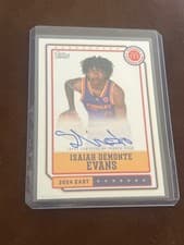 2024 Topps Chrome McDonald's All-American Event Autographs Isaiah Demonte Evans #EA-IE card