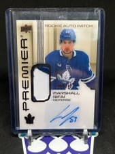 2024-25 Upper Deck Premier Acetate Auto Patch Rookies Marshall Rifai #AR-MR card