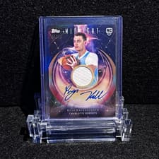 2025-26 Topps Midnight Rookie Jersey Autographs Ryan Kalkbrenner #RJA-RK card