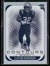 2025 Panini Phoenix Contours TreVeyon Henderson #22 card