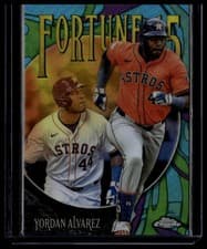 2025 Topps Chrome Logofractor Edition Fortune 15 Yordan Alvarez #F15-9 card