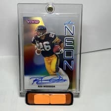 2025 Leaf Vivid Neon Autographs Rod Woodson #NA-RW1 card