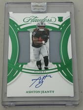 2025 Panini Flawless Rookie Dual Patch Autographs Ashton Jeanty #5 card