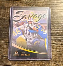 2025 Panini Luminance Savage Josh Allen #1 card