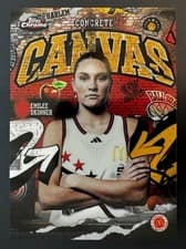 2025 Topps Chrome McDonald's All American Concrete Canvas Emilee Skinner #CC-9 card