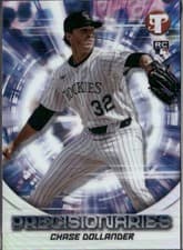 2025 Topps Pristine Precisionaries Chase Dollander #PR-27 card