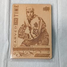 2024-25 Upper Deck Engrained Icons Carved in Time Doug Gilmour #CT-DG card