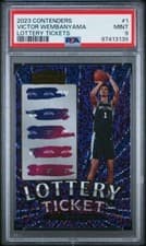 2024 2023 Panini Contenders Lottery Ticket Victor Wembanyama #1