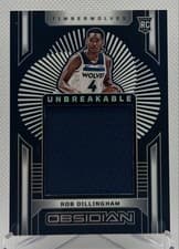 2024-25 Panini Obsidian Unbreakable Memorabilia Rob Dillingham #UM-RDM card