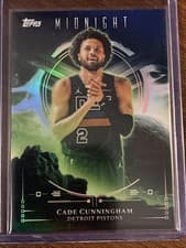 2025-26 Topps Midnight Night Vision Cade Cunningham #NV-10 card