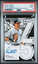 2026 Topps 75 Years of Topps Die-Cut Autographs Paul O'neill #75YA-PO