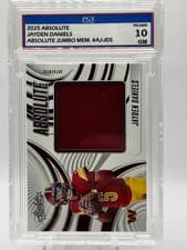 2025 Panini Absolute Absolute Jumbos Jayden Daniels #AJ-JDS card