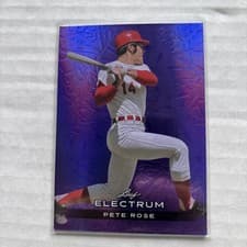 2024 Leaf Electrum Baseball Base Set Pete Rose #54 card