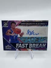 Shai Gilgeous Alexander 2018 Panini Donruss Optic Signature Series card
