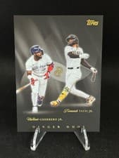 2025 Topps Dynamic Duals Dinger Duos Vladimir Guerrero Jr. / Fernando Tatis Jr. #DD-06 card
