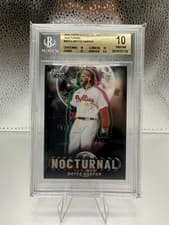 2025 Topps Chrome Black Nocturnal Bryce Harper #NOC-5 card