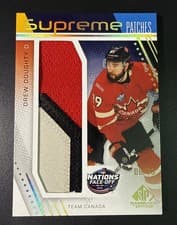 2025-26 SP Game Used 2025 4 Nations Face-Off Supreme Patches Drew Doughty #SP4N-DD card