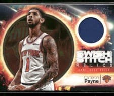 2025-26 Topps Swish and Stitch Relics Cameron Payne #SST-CP card