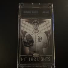 2025 Topps Chrome Black Hit the Lights Tarik Skubal #HTL-11 card