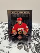 Zayne Parekh 2025-26 Upper Deck Black Diamond Base Diamond Relic Rookies card